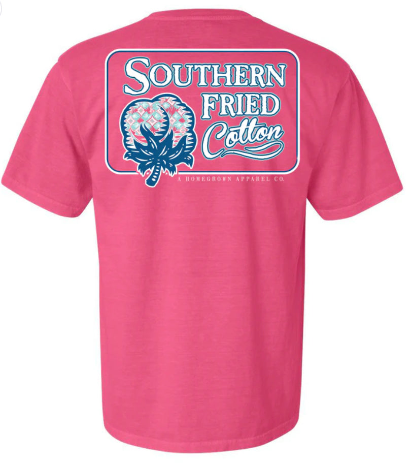 Southern Fried Cotton S/S Tee Cute Cotton Crunchberry SFM12015