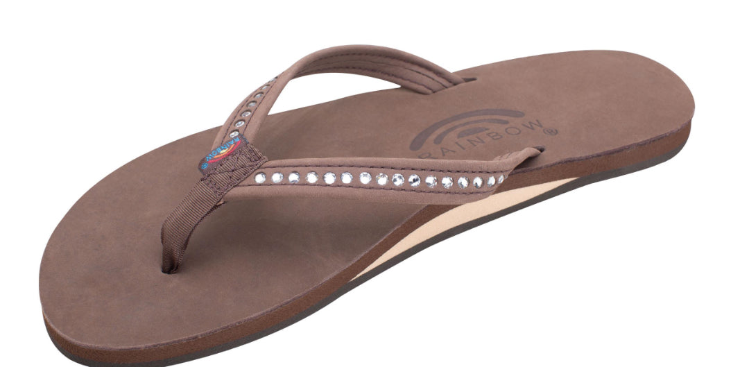 Rainbow Women’s Crystal Collection 402ALTS Expresso Brown