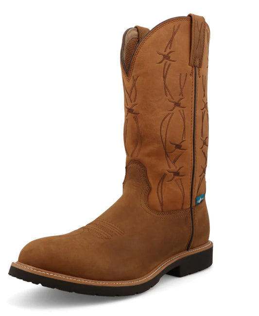 Twisted X 12” Western Work Boot Toffee & Sudan Brown MXBW009