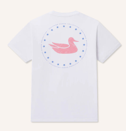 Southern Marsh S/S Youth Grand Ole Duck Tee White YAD76