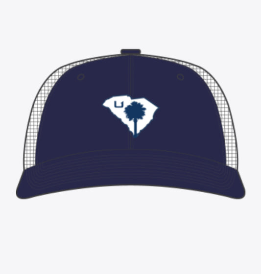 Huk Palmetto State Trucker Hat Navel Academy