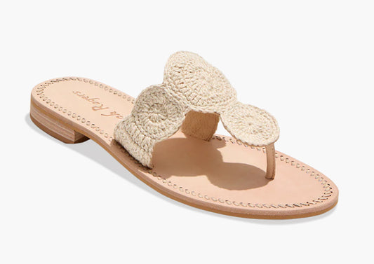 Jack Rogers Crochet Sandal 112241SA10 Natural