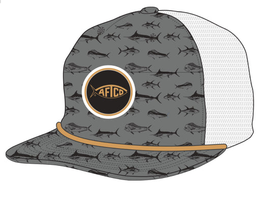 Aftco Big 3 Trucker Hat Charcoal MC2019