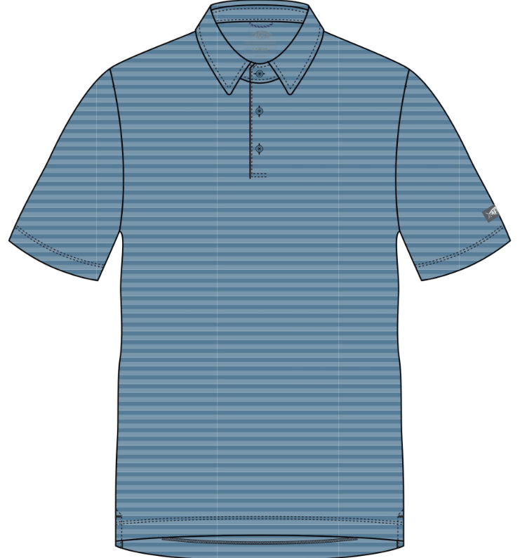 Aftco Link Polo Air Force Blue AFBL