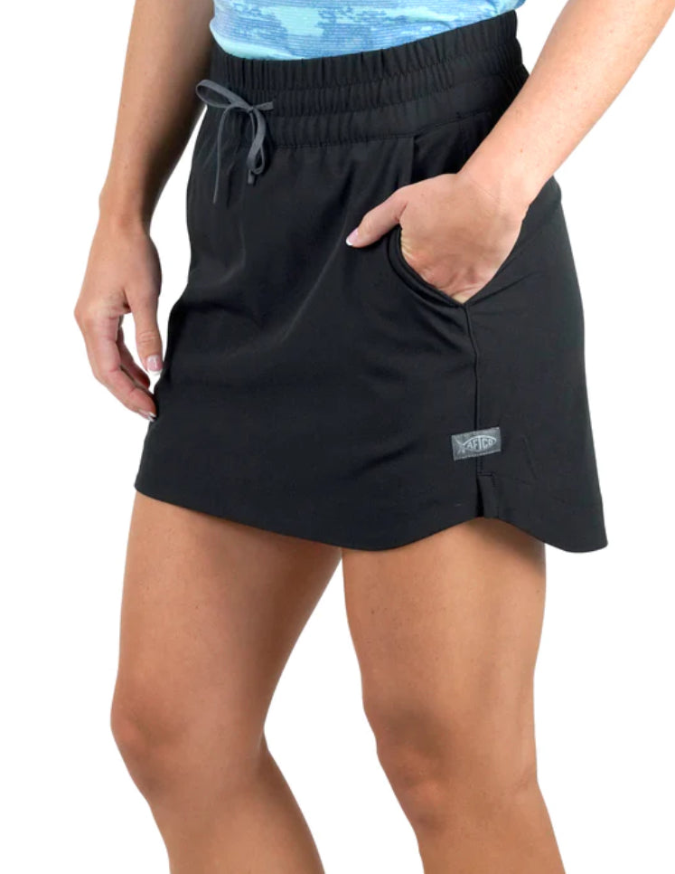 Aftco Strike Skort Black WSK105