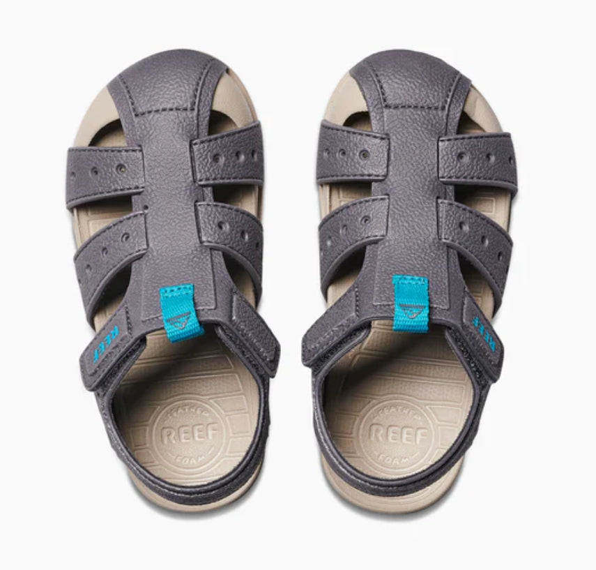 Reef Kids Water Beachy Oak/Grey/Aqua