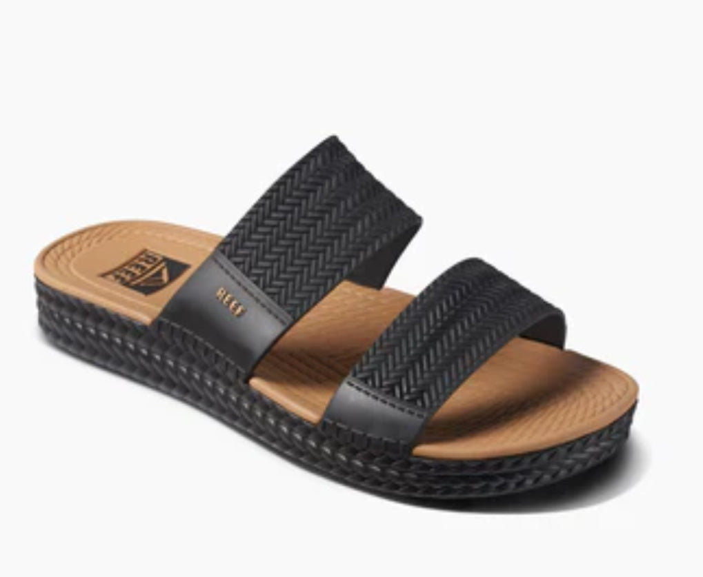 Reef Women’s Water Vista Slide Black/Tan