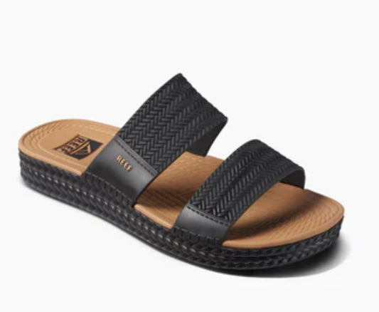 Reef Women’s Water Vista Slide Black/Tan