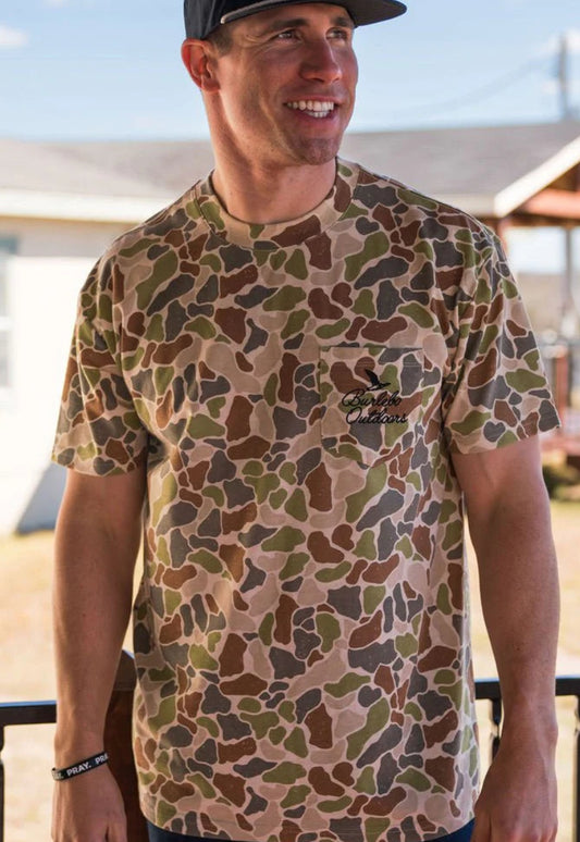 Burlebo Men’s S/S Tee Driftwood Camo