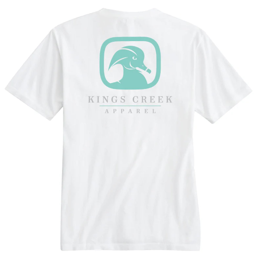 Kings Creek S/S Tee Logo White