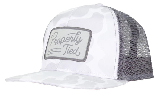 Properly Tide Boys Sportsman Trucker Hat Polar Camo