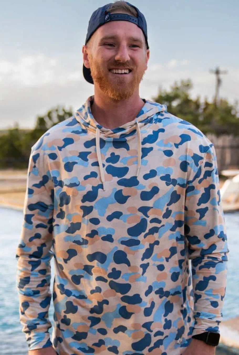 Burlebo Performance Hoodie Rockport Camo