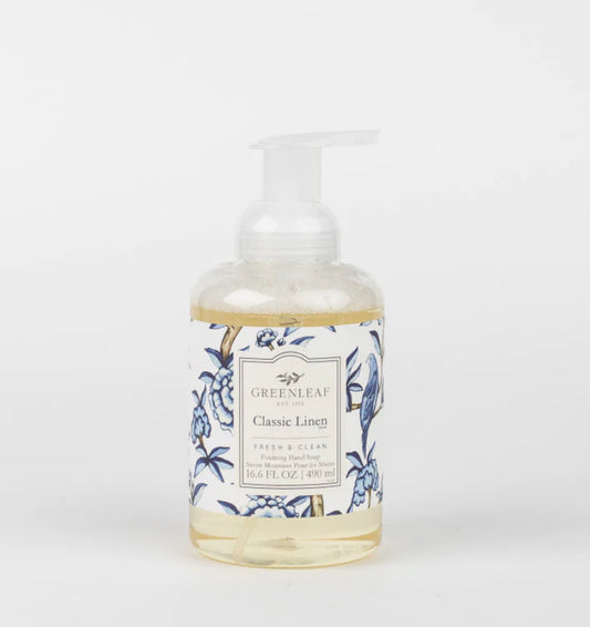 Greenleaf Foam Soap Classic Linen