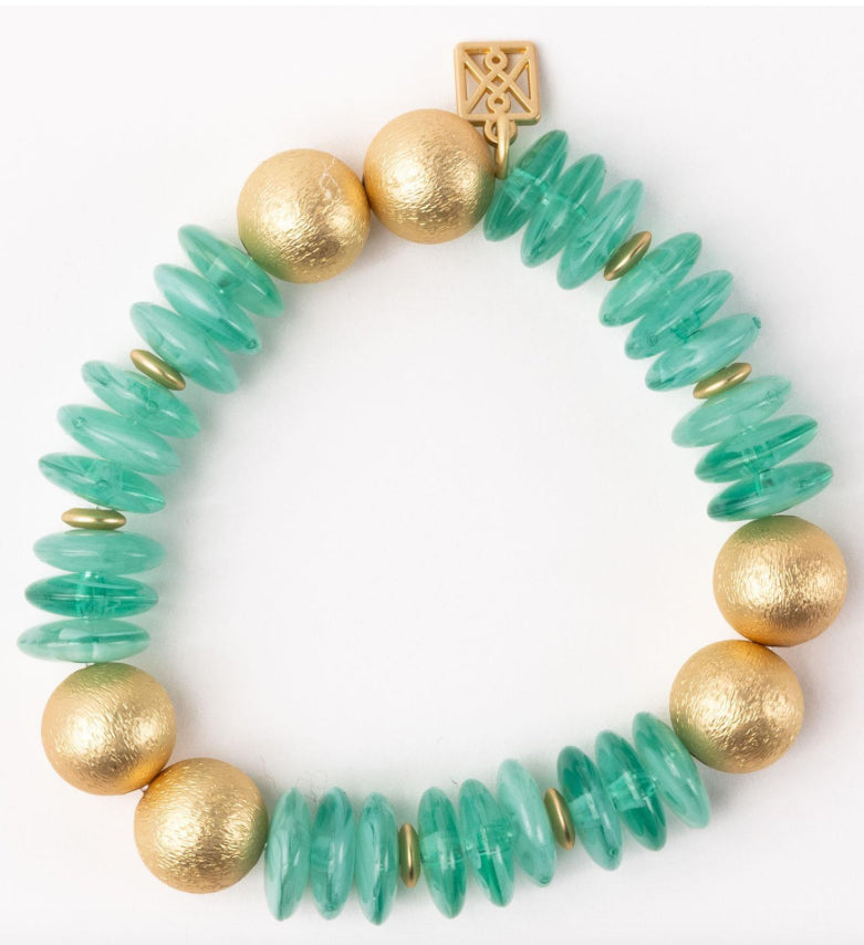 Michelle McDowell James Aqua Bracelet