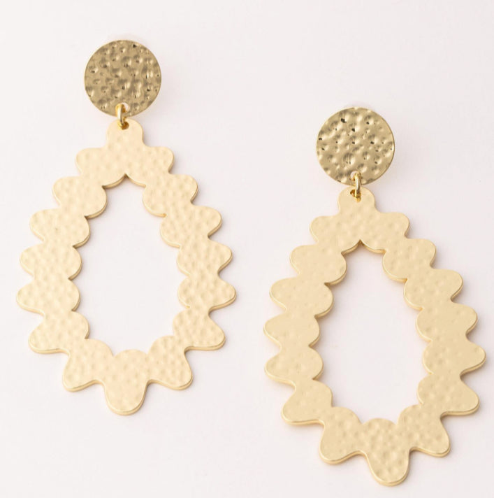 Michelle McDowell Earrings Miranda Gold