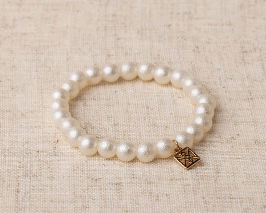 Michelle McDowell Bracelet Taylor Cotton Pearl