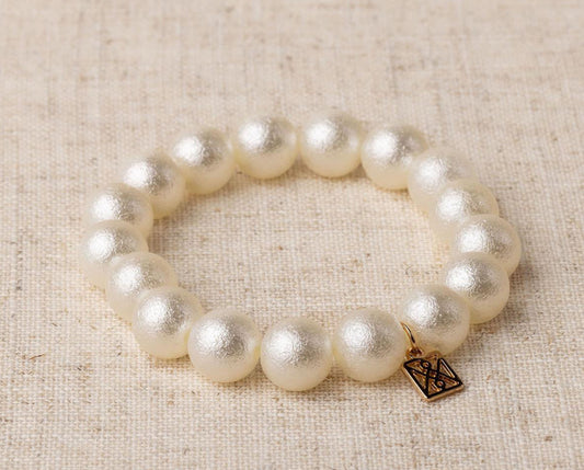 Michelle McDowell Bracelet Christie Cotton Pearl