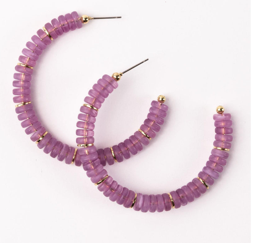 Michelle McDowell Olivia Orchid Earrings