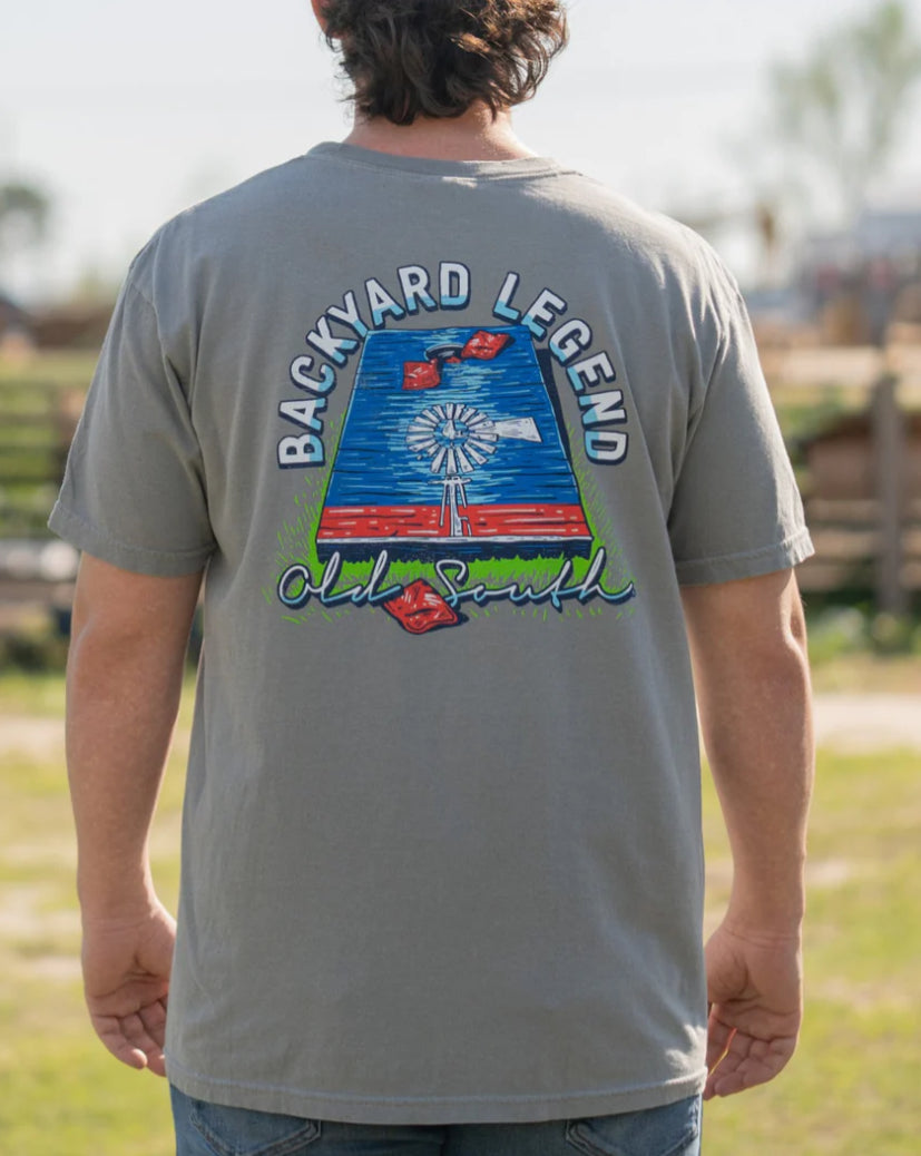 Old South S/S Tee Backyard Legend Gray