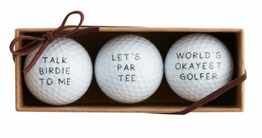 Mud Pie Lets Par Tee Golf Set