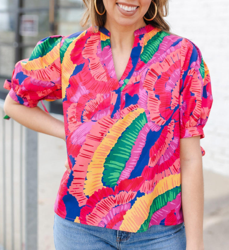 Michelle McDowell Showstopper Multi Louise Top