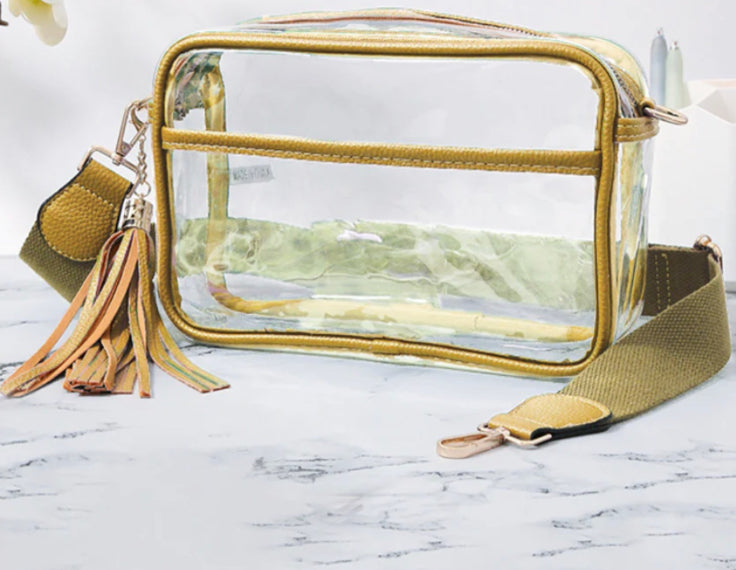 Queens Designs UNNI Rectangle Clear Bag