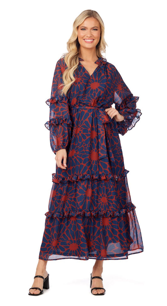 Mud Pie Portia Maxi Dress Navy