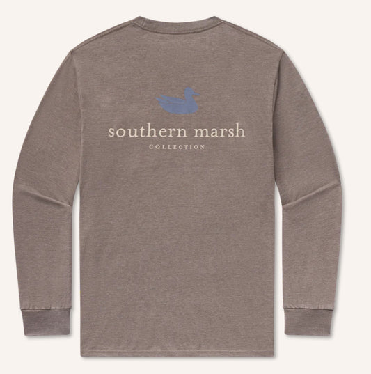 Southern Marsh Seawash Tee Authentic Washed Dark Shale