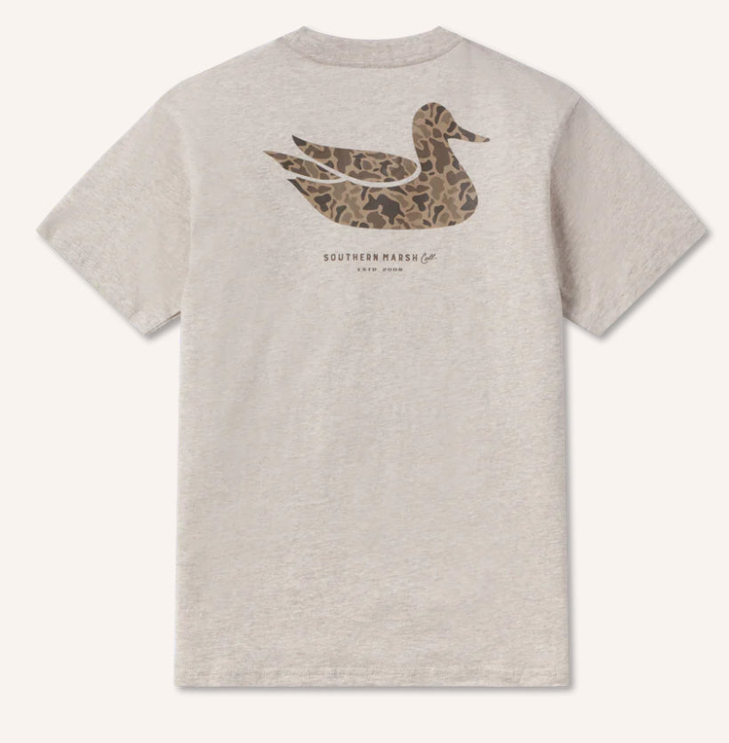 Southern Marsh Youth Duck Originals Camo Washed Oatmeal