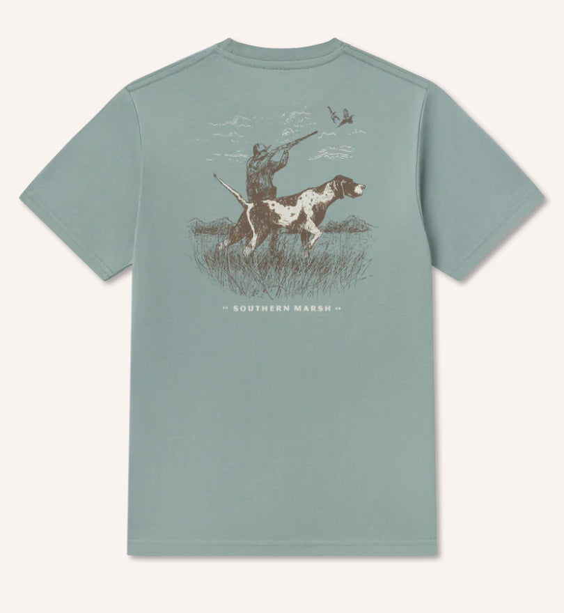 Southern Marsh Youth  Pointer Uplander Tee Burnt Sage