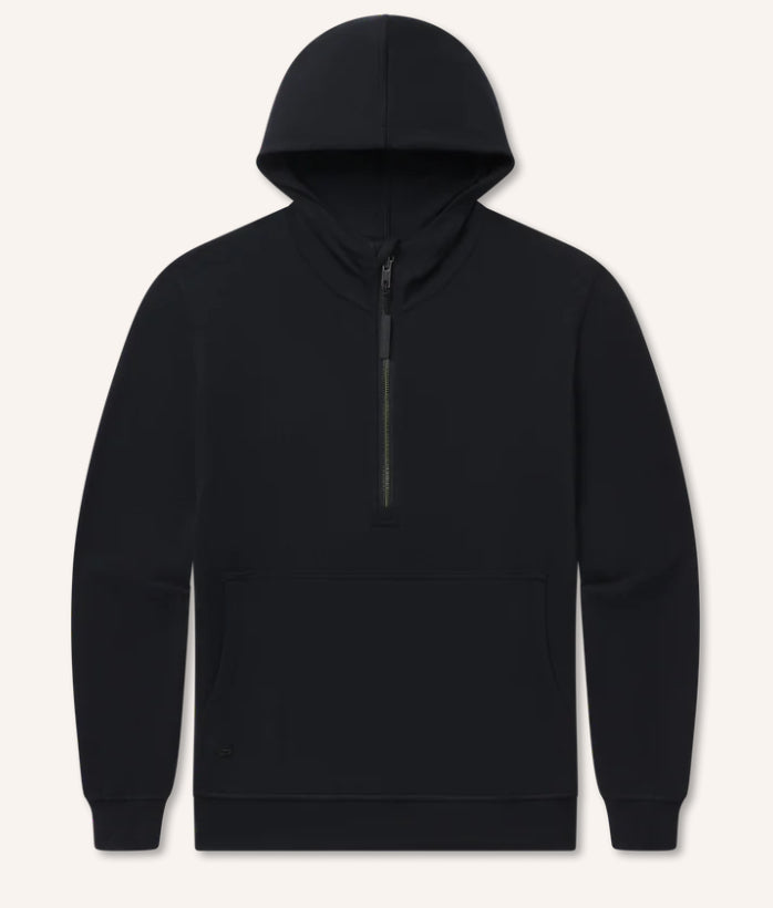 Southern Marsh Angie Active Half Zip Hoodie Black