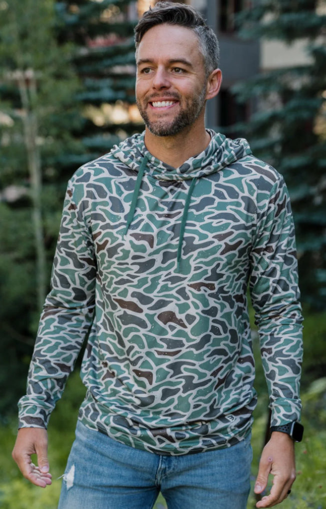 Burlebo Performance Hoodie - Retro Duck Camo