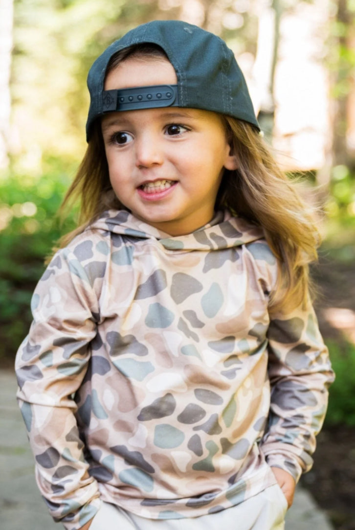 Burlebo Youth Performance Hoodie - Pintail Camo BLB019Y