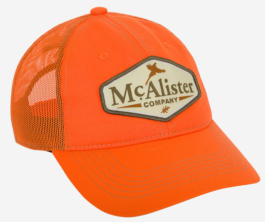 Drake McAlister Cotton Twill Upland Hex Patch Cap Blaze Orange