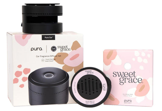 Bridgewater PURA + Bridgewater Car Diffuser Set with Sweet Grace