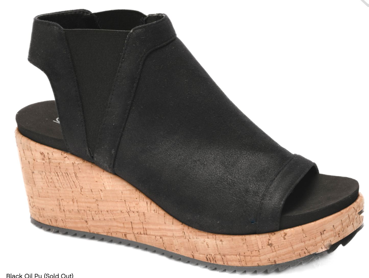 Corkys Easy Now Black Oil Pu Shoes