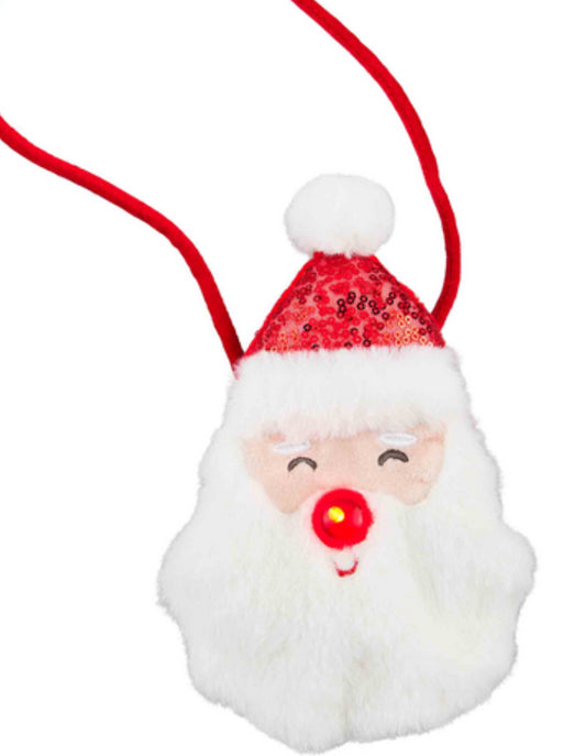 Mudpie Light Up Santa Purse