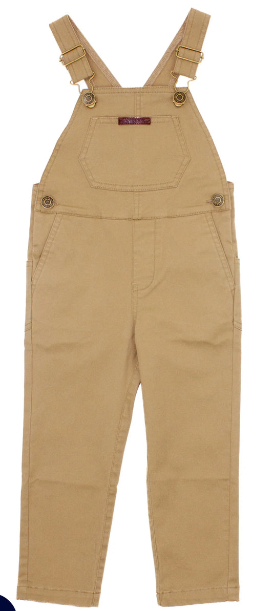 Properly Tied Boys Harvest Overalls Camel