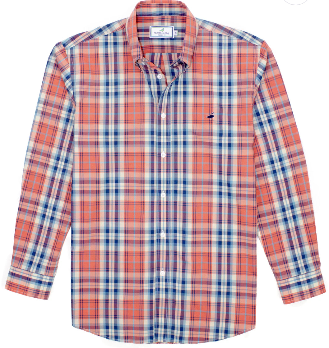 Properly Tied Seasonal Sportshirt  Fireside