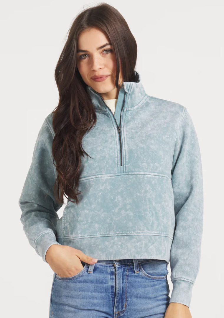 Southern Marsh Seawash Half Zip Active Pullover OSAP MGY