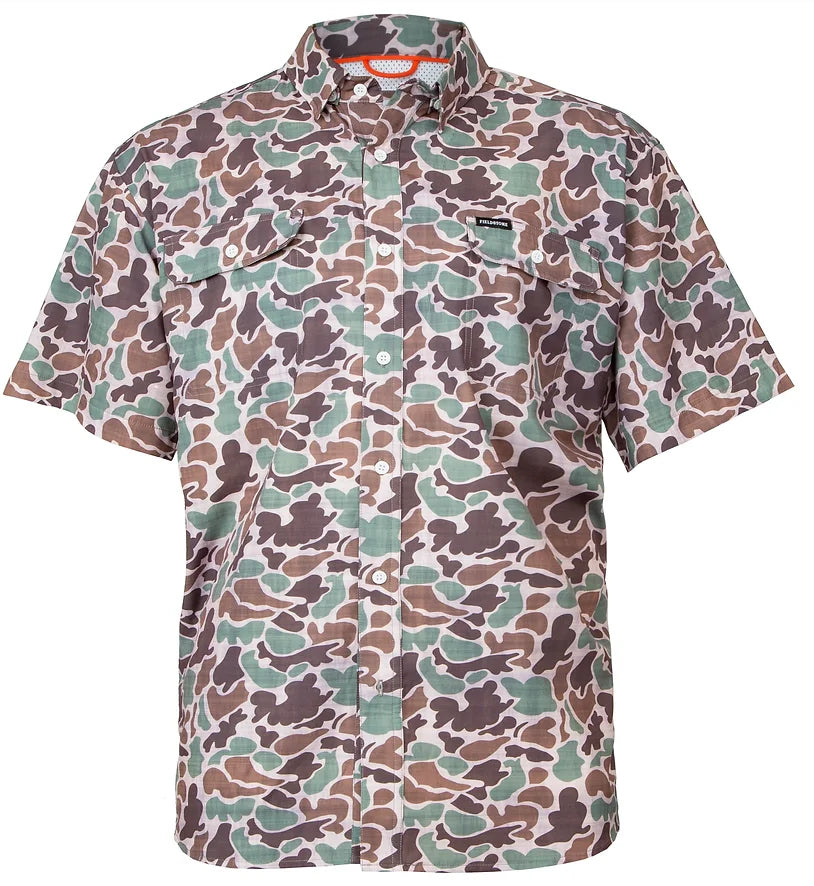 Fieldstone S/S Camo Button Down Shirt