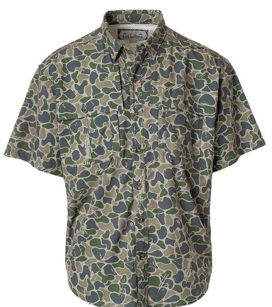 Fieldstone Backwoods Camo Button Down