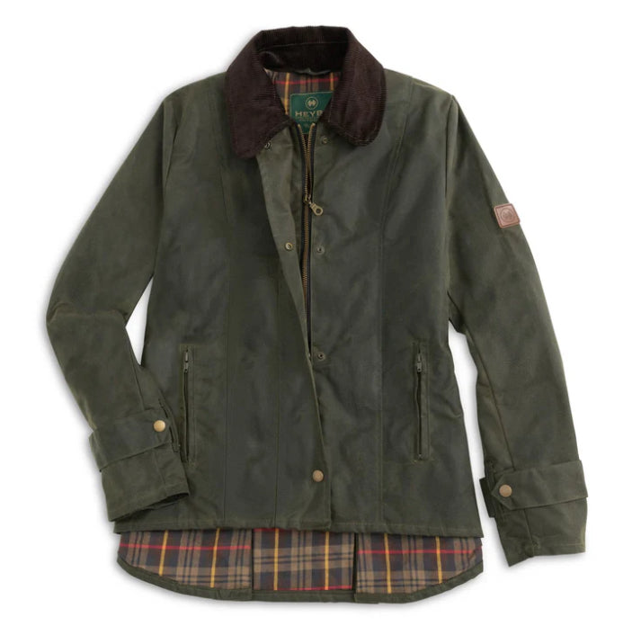 Heybo Ladies The Waxed Gadsden Olive Jacket