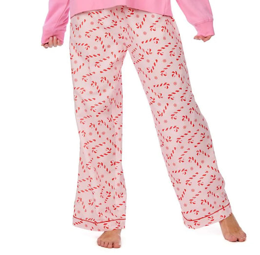 Mudpie Holiday Pajama Pant Pink