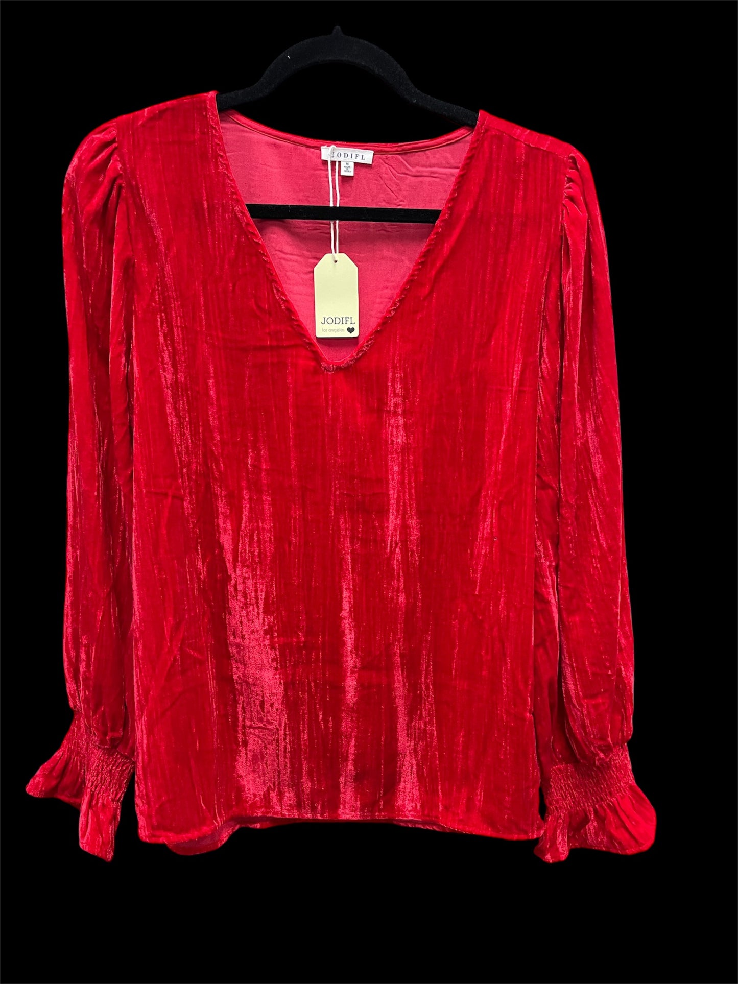 Jodifl Tomato Red L/S Top H11449