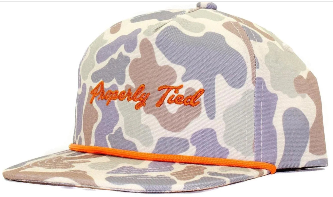 Properly Tied Rope Hat Field Camo