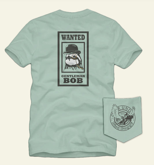 Over under S/S gentleman bob t-shirt - green tea