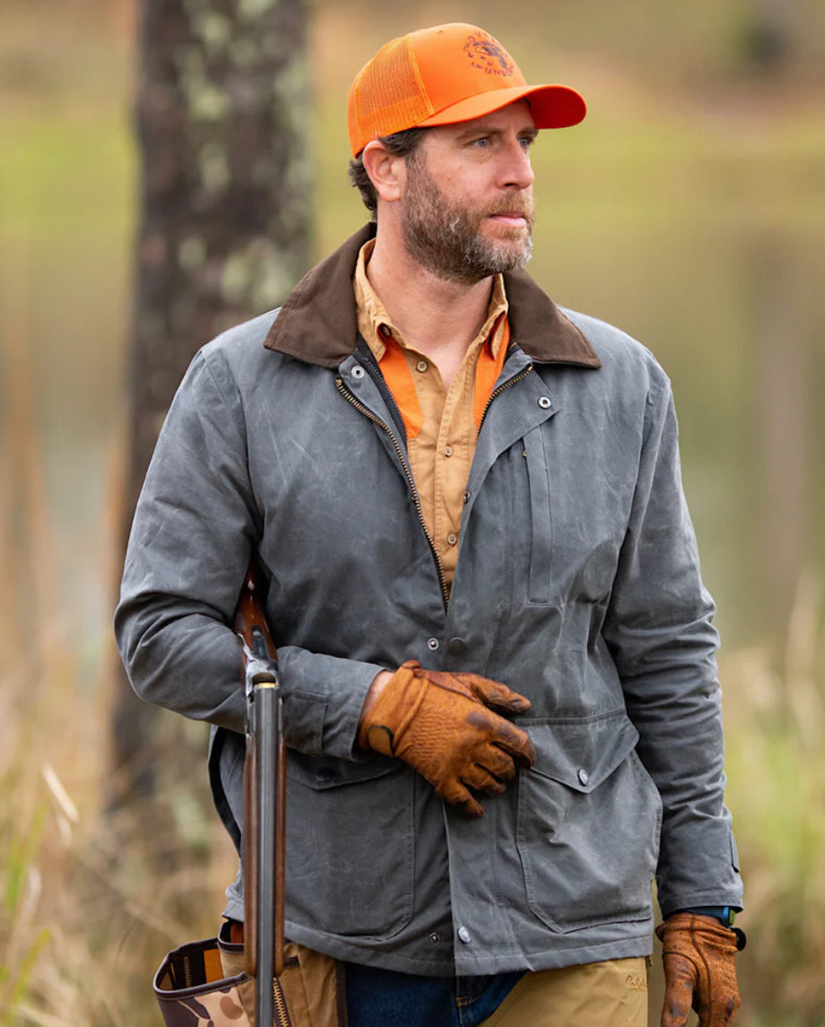 Over Under Waxed Briar Jacket Charcoal