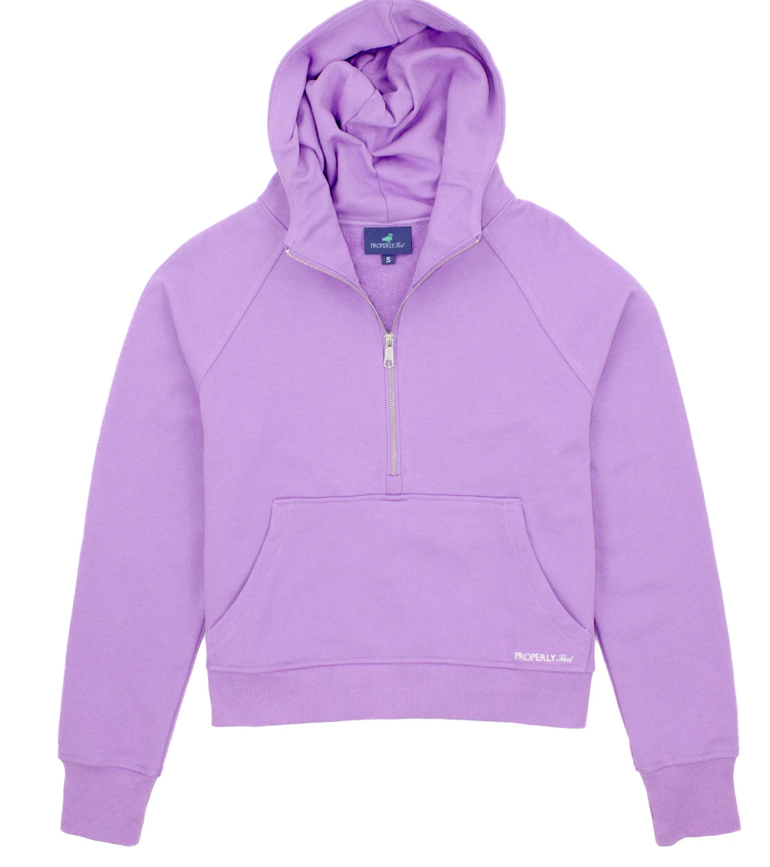 Properly Tied Apres Ski Crop Hoodie Lavender