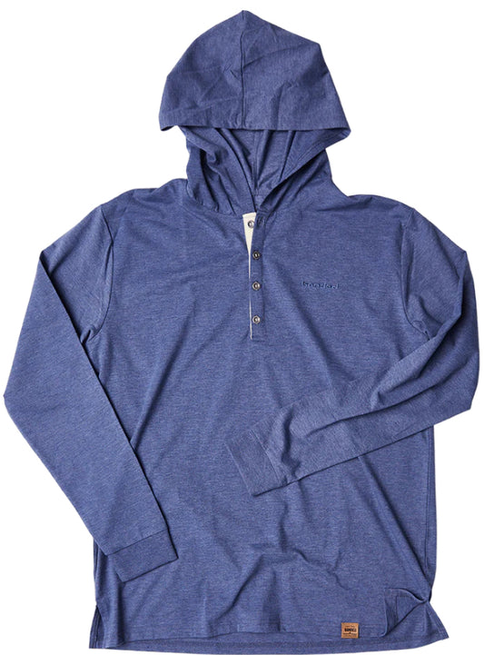 Banded Five Oaks Hooded Henley -Night